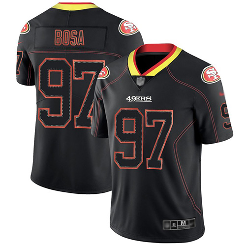San Francisco 49ers Limited Lights Out Black Men Nick Bosa NFL Jersey 97 Rush